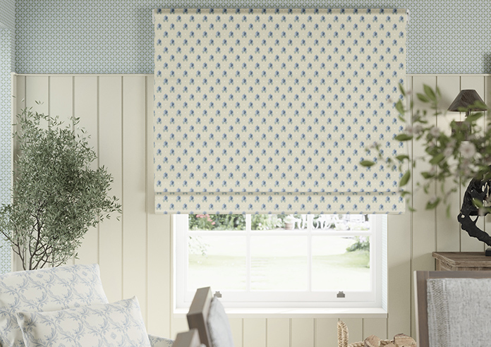 Pensford, Sebby Raffs Blue - Twist&Fit Roman Blind - Image 3